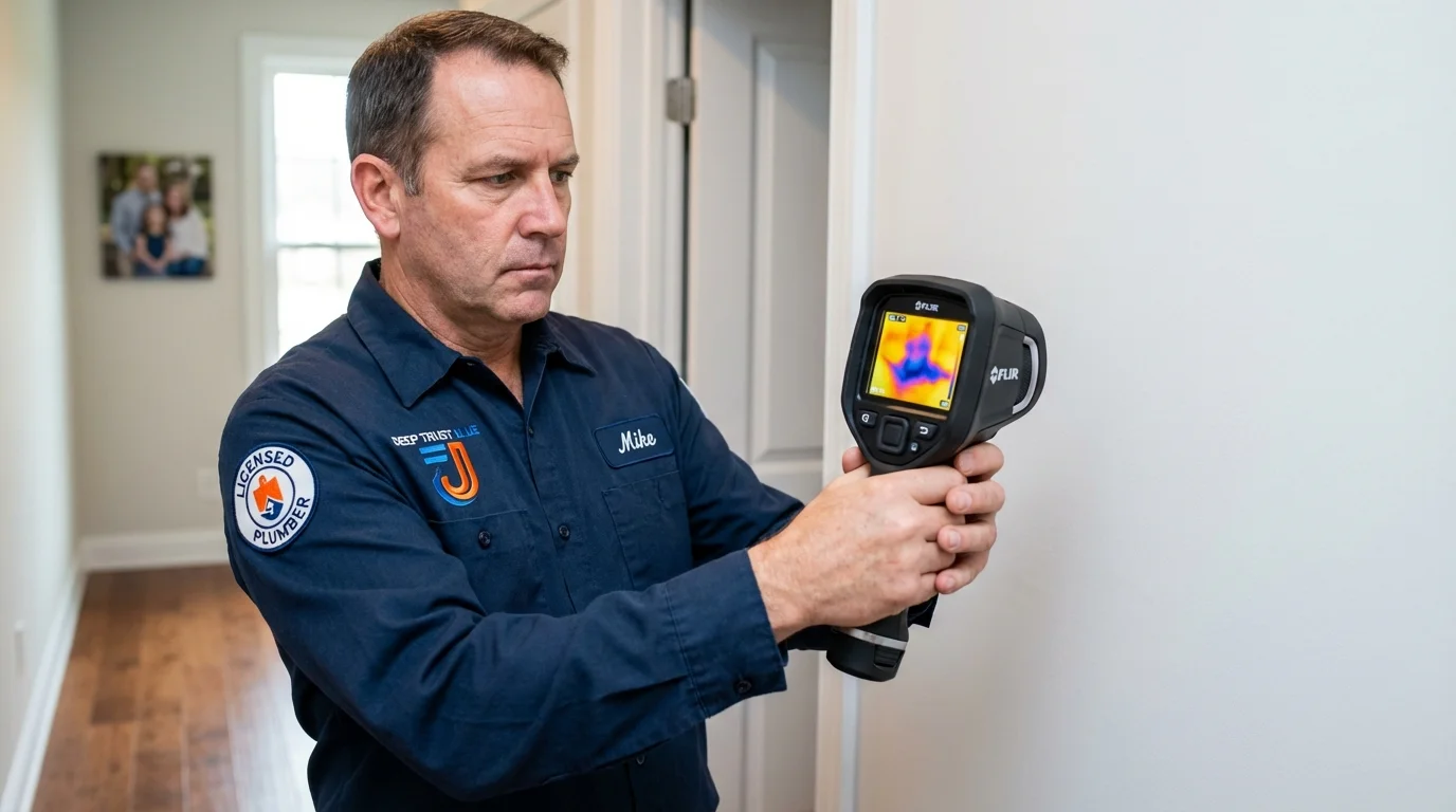 Thermal imaging leak detection by Johns Plumbing LLC in Lake Geneva